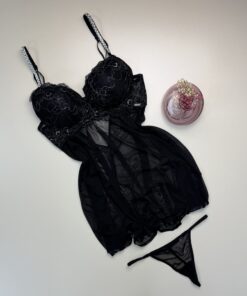 Alternative view of Nuisette - Bas " NOIR "