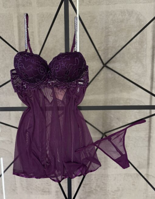 Nuisette - Bas " VIOLET "
