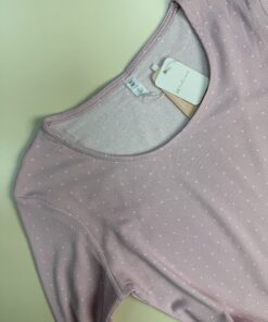 Alternative view of Chemise de nuit  " rose petit point "