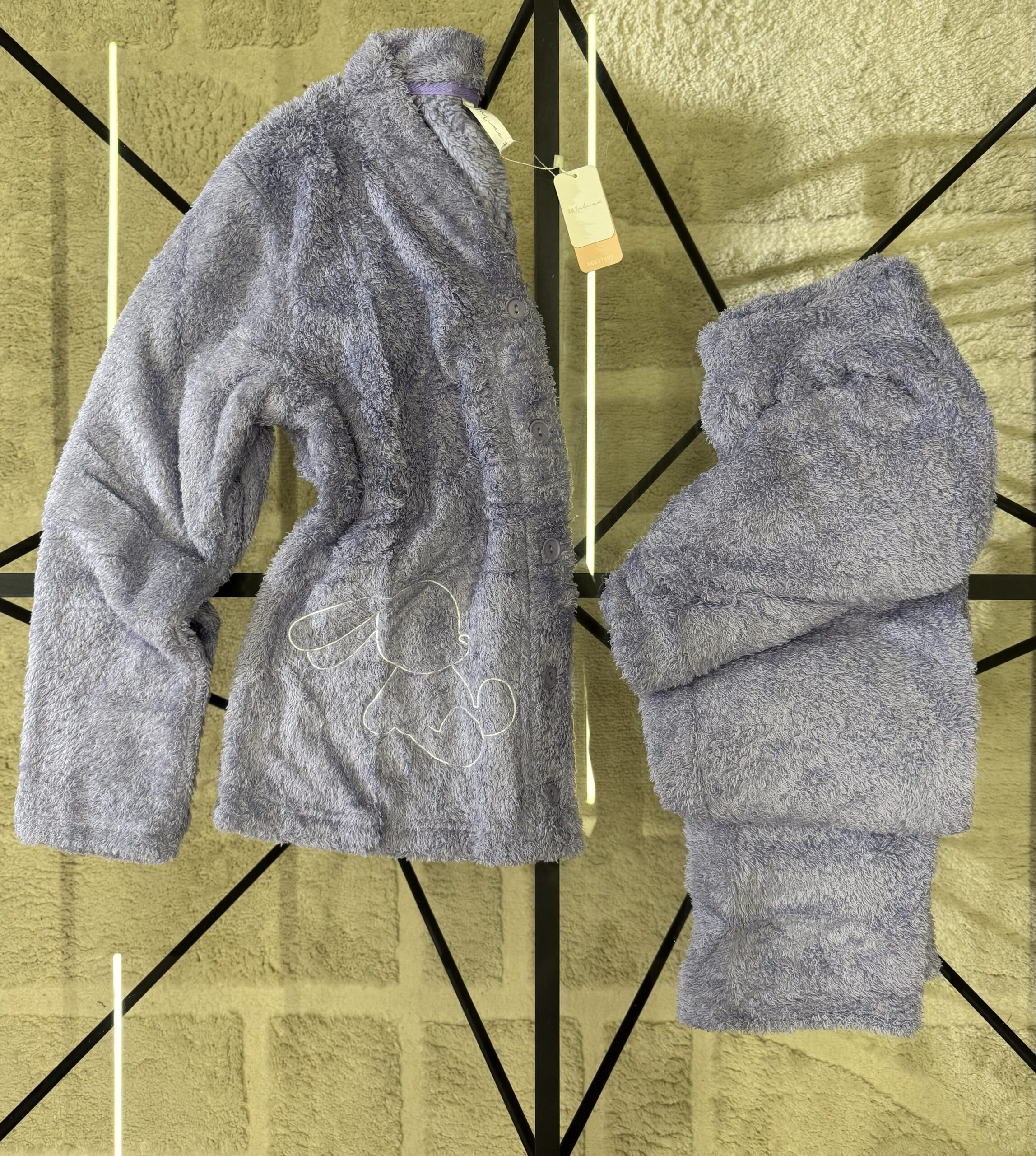 Pyjama Officiel Real Madrid Manches Longues - Ensemble Bleu Pour Garçons - Coton Et Polyester - Tailles 4-14 Ans