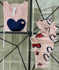 Alternative view of Pyjama haut manche longue " Rose"