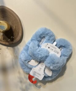 Pantoufle fourrure - Primark - Bleu