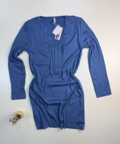 Alternative view of Chemise de nuit " Bleu  "