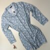Chemise de nuit " Bleu à fleurs  "