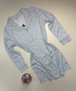 Chemise de nuit " vert à fleurs "