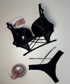 Alternative view of Ensemble 2 pcs H " Noir "