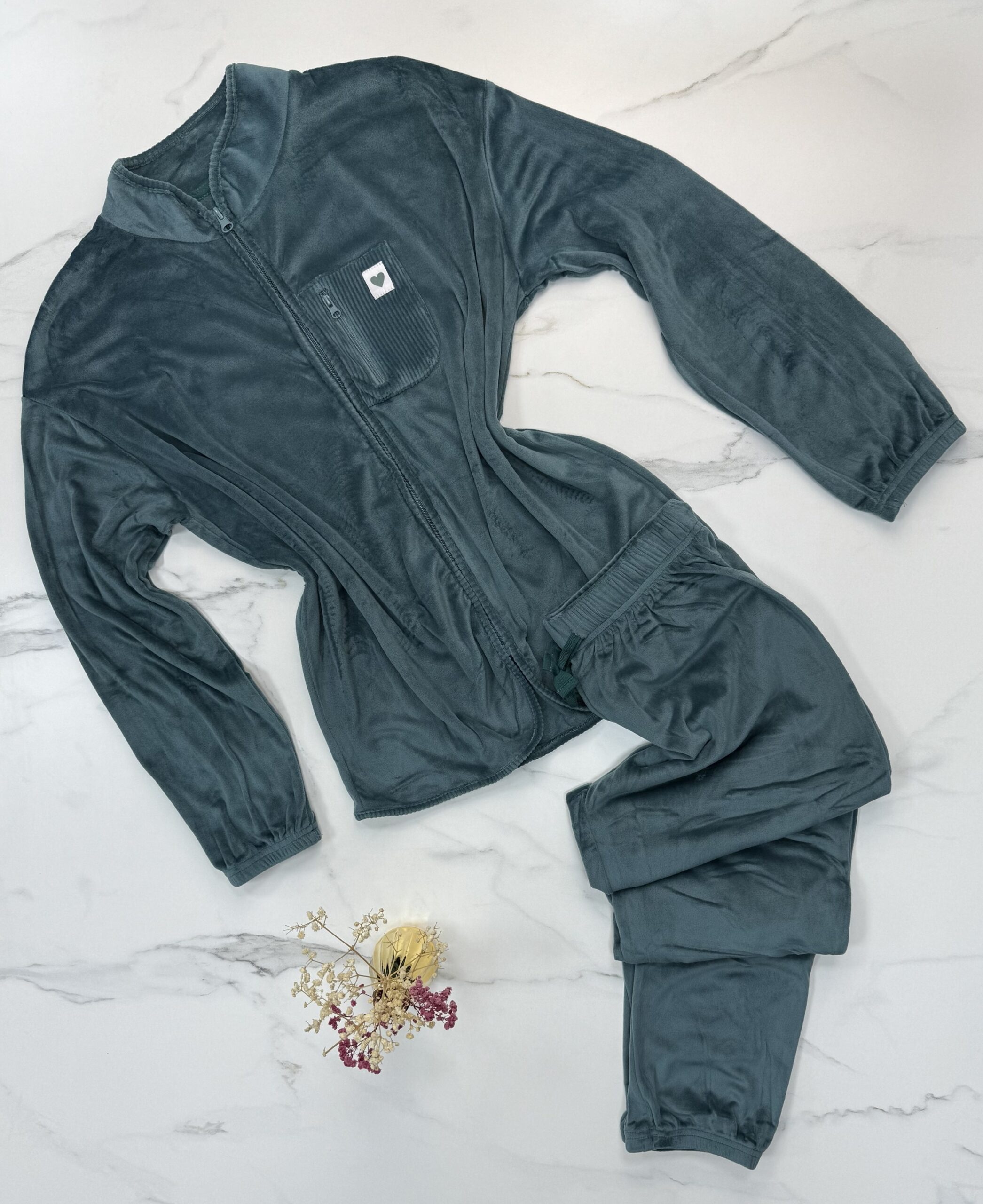 Pyjama haut manche longue " Vert "