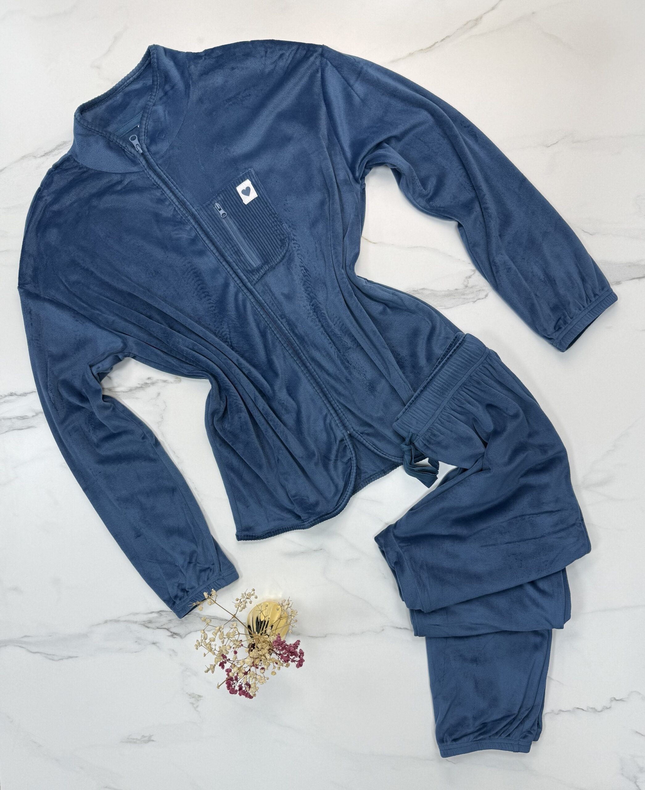 Pyjama haut manche longue " Bleu "