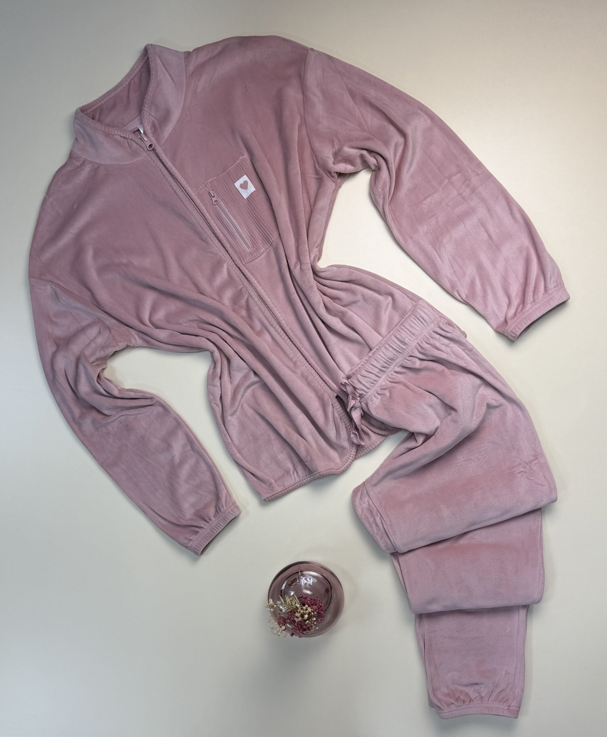 Pyjama haut manche longue " Rose clair "