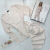 Pyjama haut manche longue " blanc "