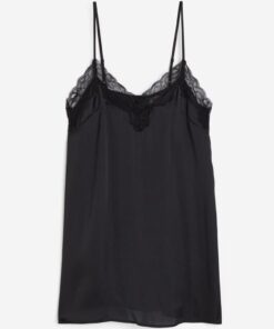 Alternative view of Nuisette en satin h&m - black -