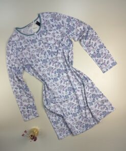 Chemise de nuit boutonnée " à fleurs "