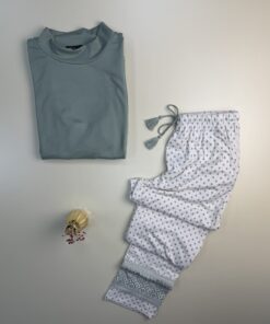 Alternative view of Pyjama haut manche longue " Vert "