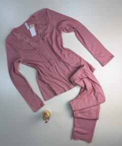 Pyjama haut manche longue " Rose "
