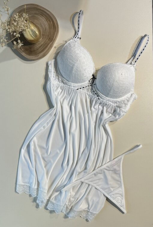 Nuisette-bas " blanche "