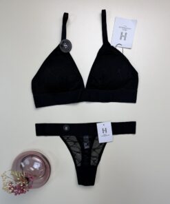 Alternative view of Ensemble 2 pcs " noir "