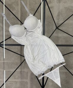 Alternative view of Nuisette-bas " blanche "