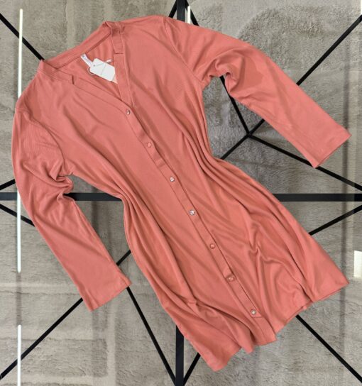 Chemise de nuit boutonnée " Rose "