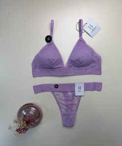Alternative view of Ensemble 2 pcs " Mauve "