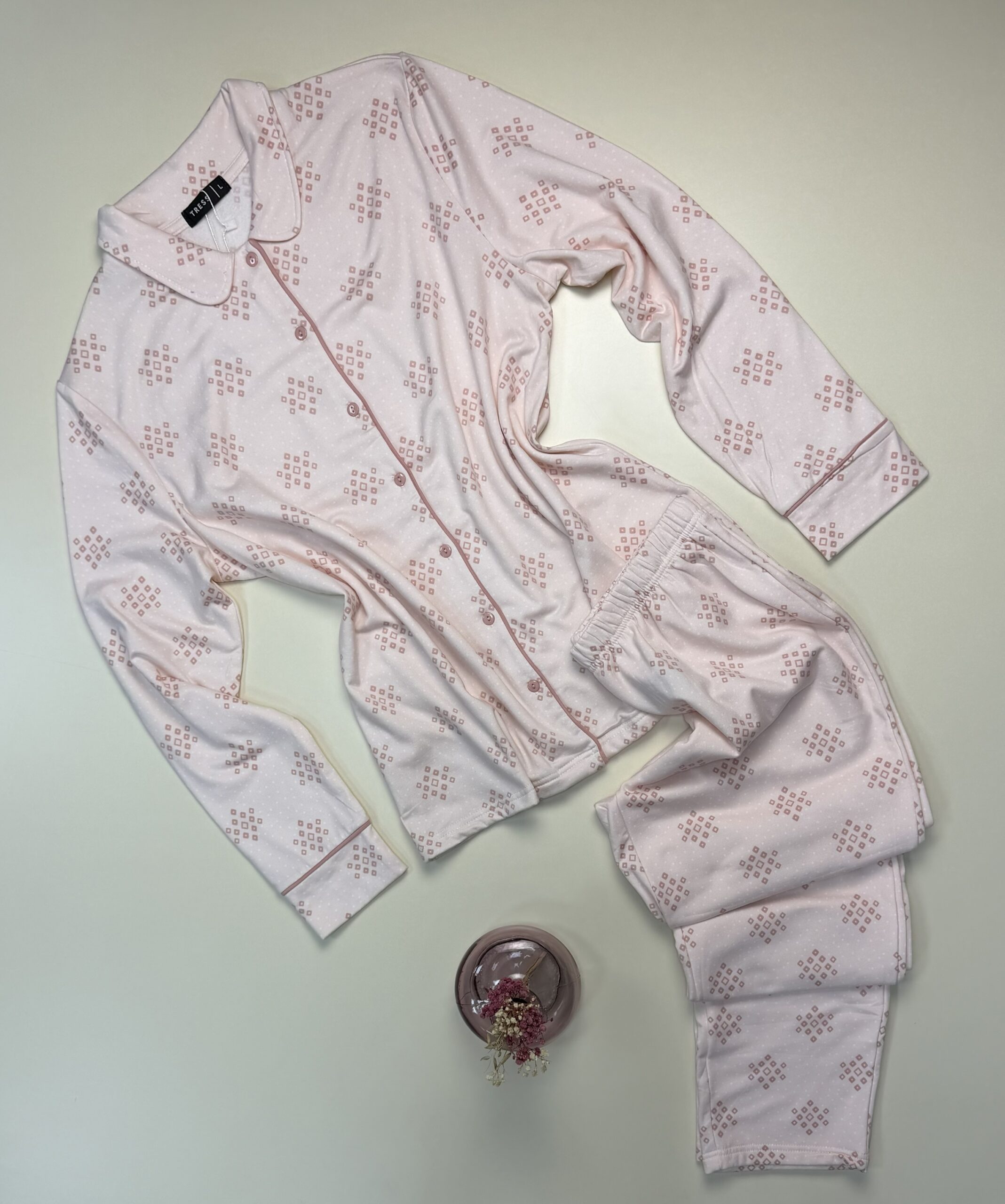 Pyjama boutonné " Rose "