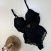 Body en dentelle tress - Black