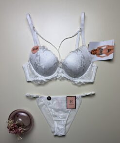 Alternative view of Ensemble 2 pcs - H - Blanc