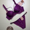 Ensemble 2 pcs - H - aubergines