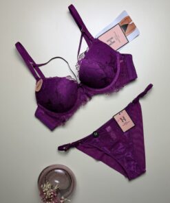 Ensemble 2 pcs - H - aubergines