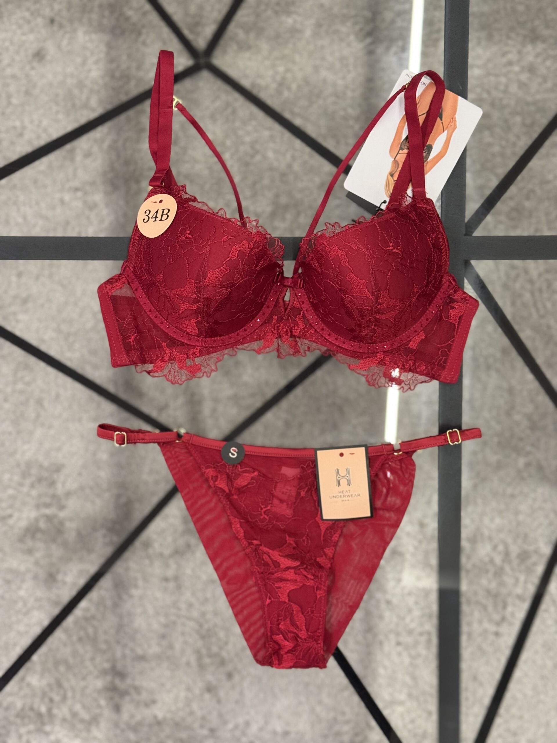 Ensemble 2 pcs - H - Bordeaux – Image 2