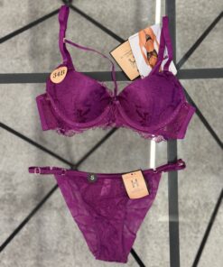 Alternative view of Ensemble 2 pcs - H - aubergines