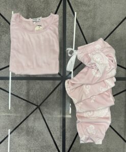 Alternative view of Pyjama haut manche longue " Rose "