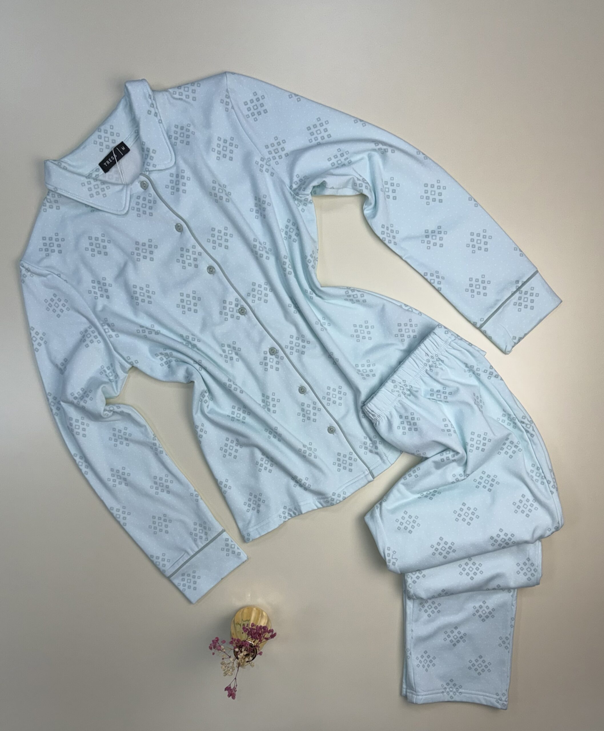 Pyjama boutonné " bleu "