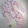 Pyjama haut manche longue  " Rose coeur "