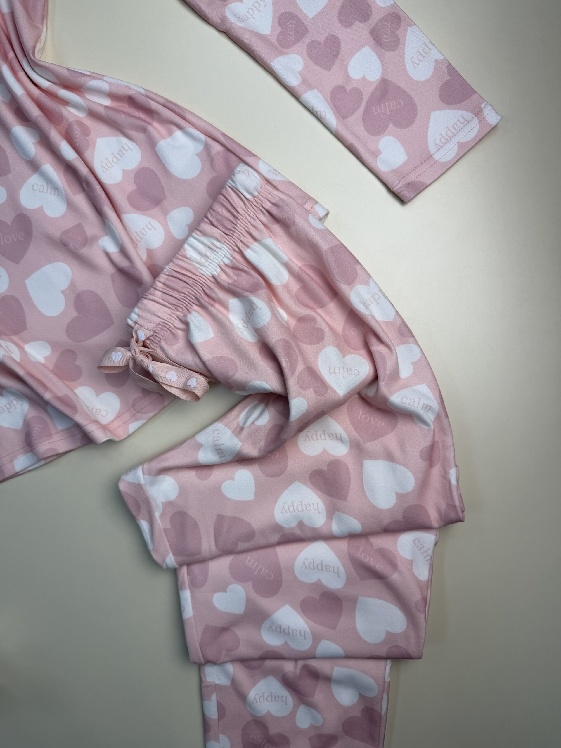 Pyjama haut manche longue " Rose coeur " – Image 4