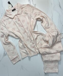 Pyjama boutonné  " Rose "