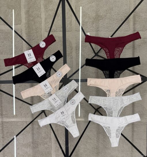 Pack de 5 culottes en coton - H -