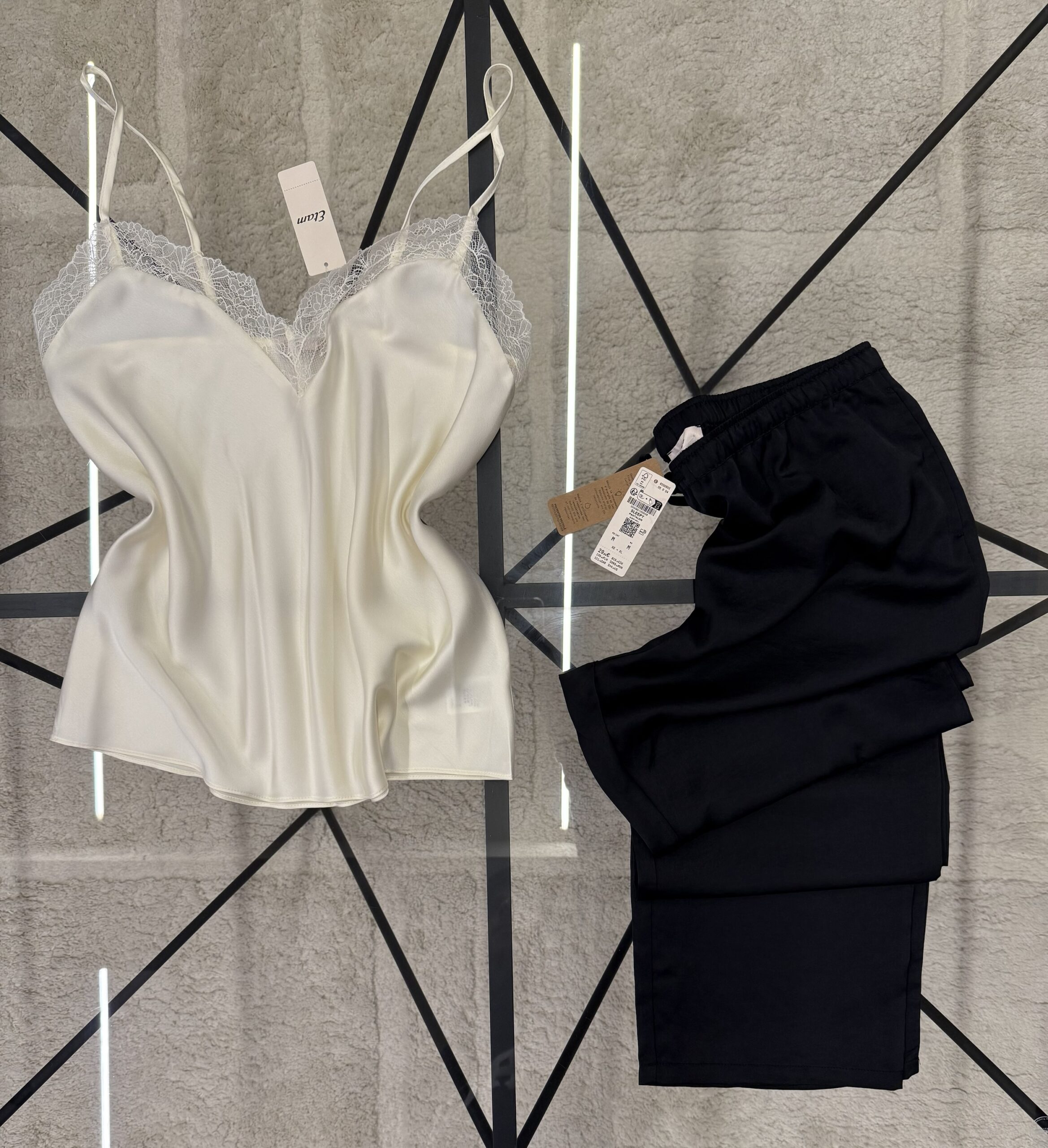 Bustier pantalon en satin - Etam - Gr?�ce ?� vous