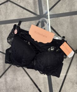 Alternative view of Ensemble 2 pcs H-nathalie push up" Noir "