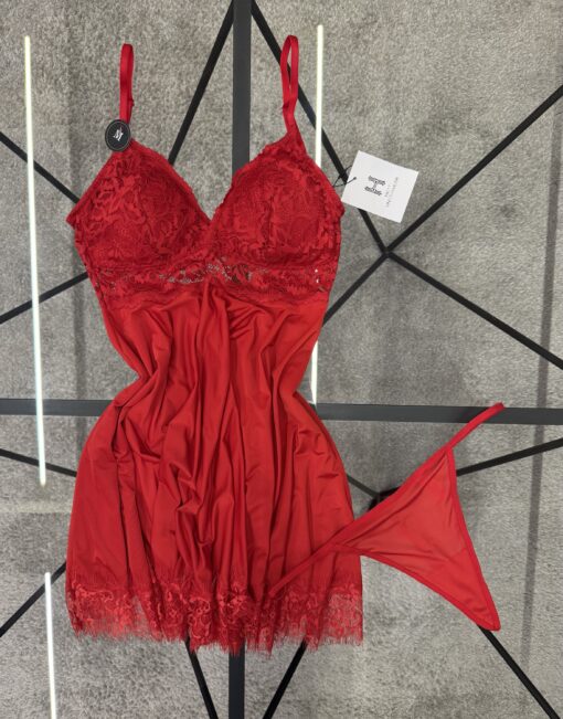 Nuisette + Bas H " Bordeaux "