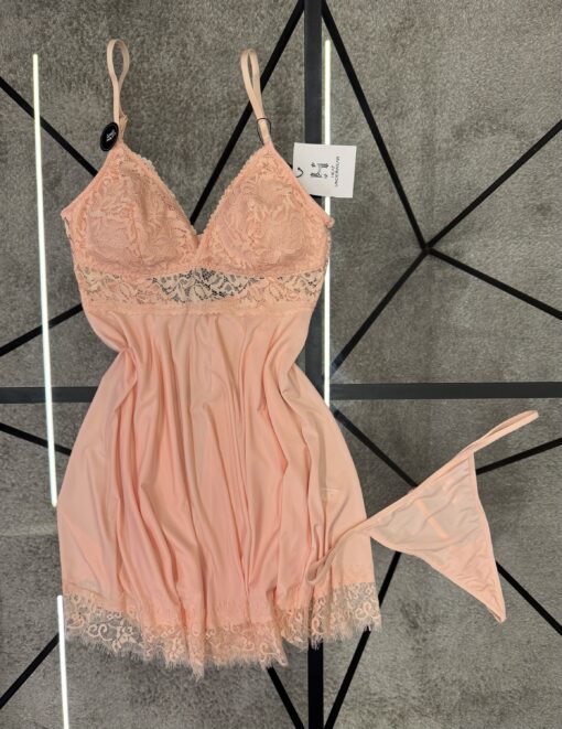 Nuisette + Bas H " Rose "