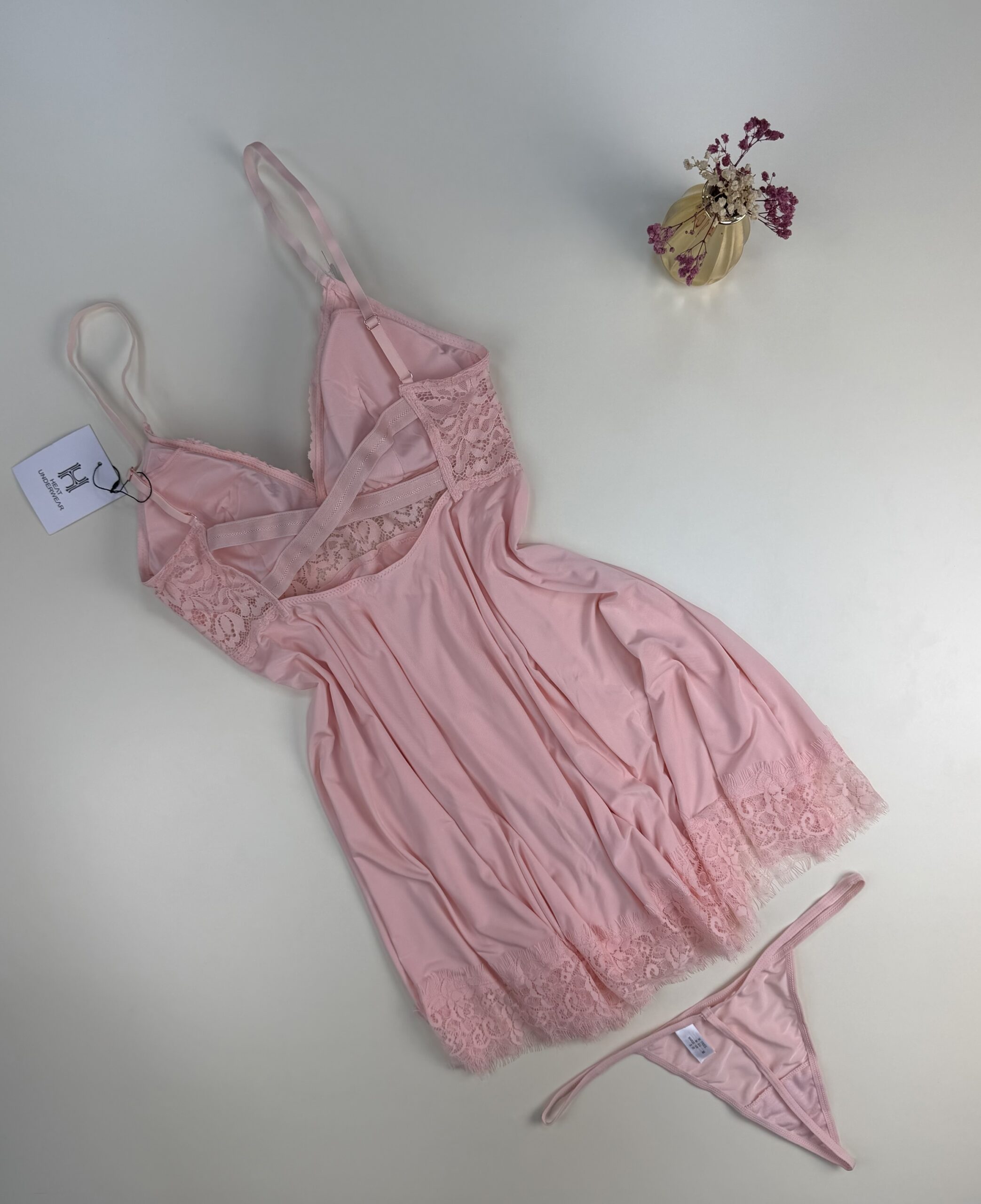 Nuisette + Bas H " Rose " – Image 3