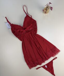 Alternative view of Nuisette + Bas H " Bordeaux "