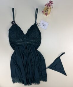 Nuisette + Bas H " Vert "