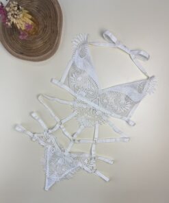 Alternative view of Body en dentelle H - blanc-