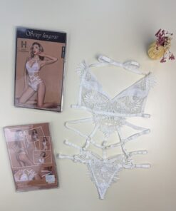 Body en dentelle H - blanc-