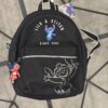 Sac à dos noir - stitch -