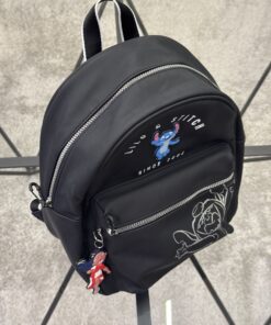 Alternative view of Sac à dos noir - stitch -