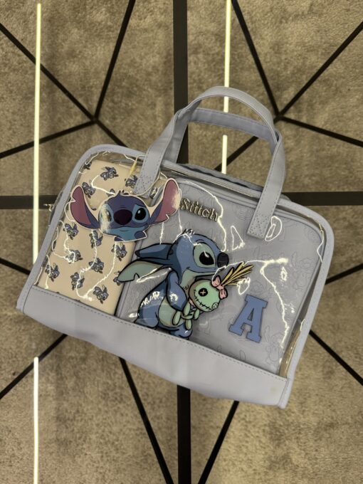 Pack de 3 trousses " stitch " lettre