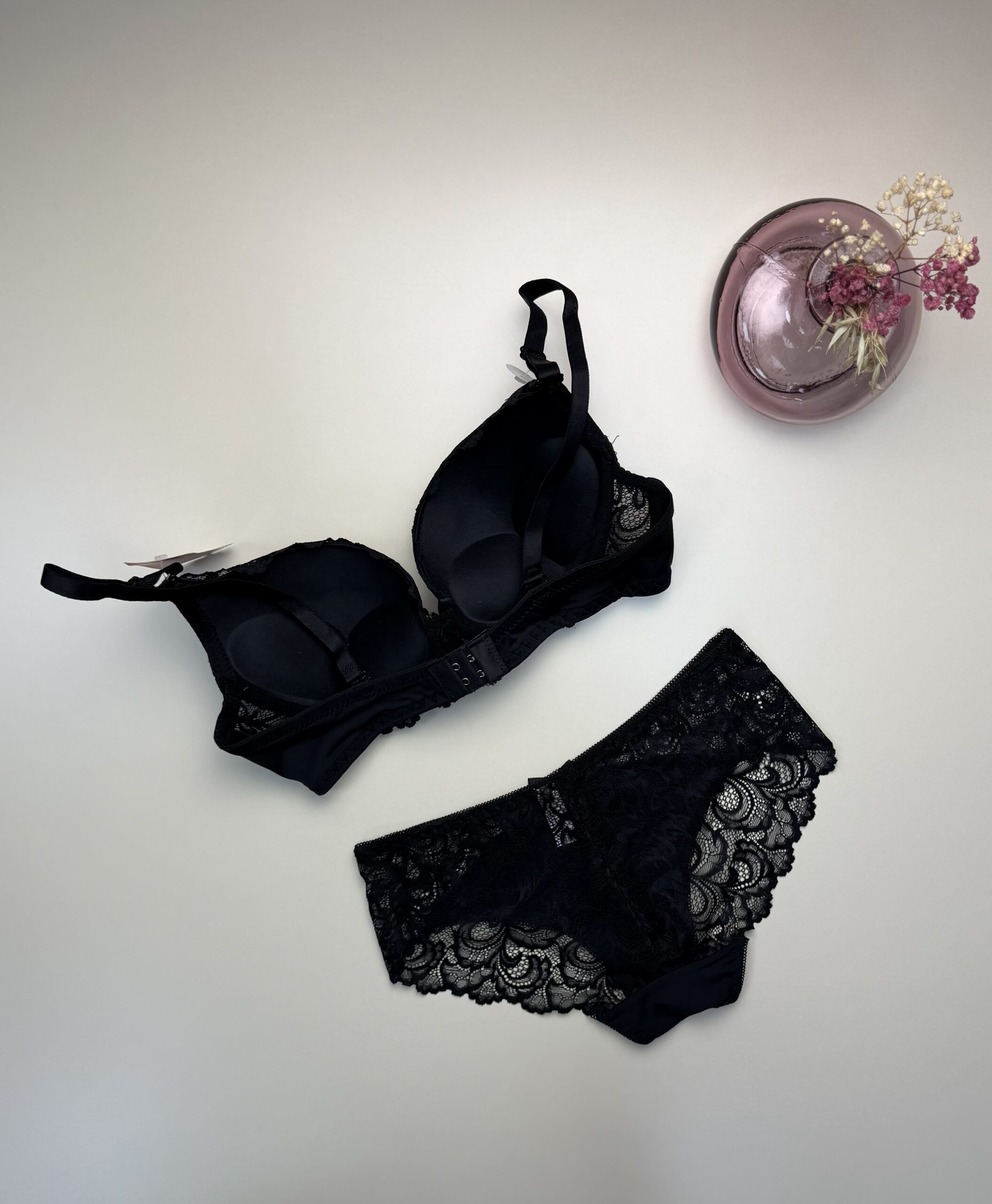 Ensemble 2 pcs H-nathalie push up" Noir " – Image 2