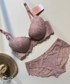 Ensemble 2 pcs H-nathalie push up " Rose "